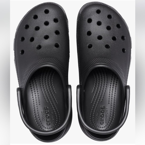 Women’s Black Classic Platform Crocs - Picture 4 of 4